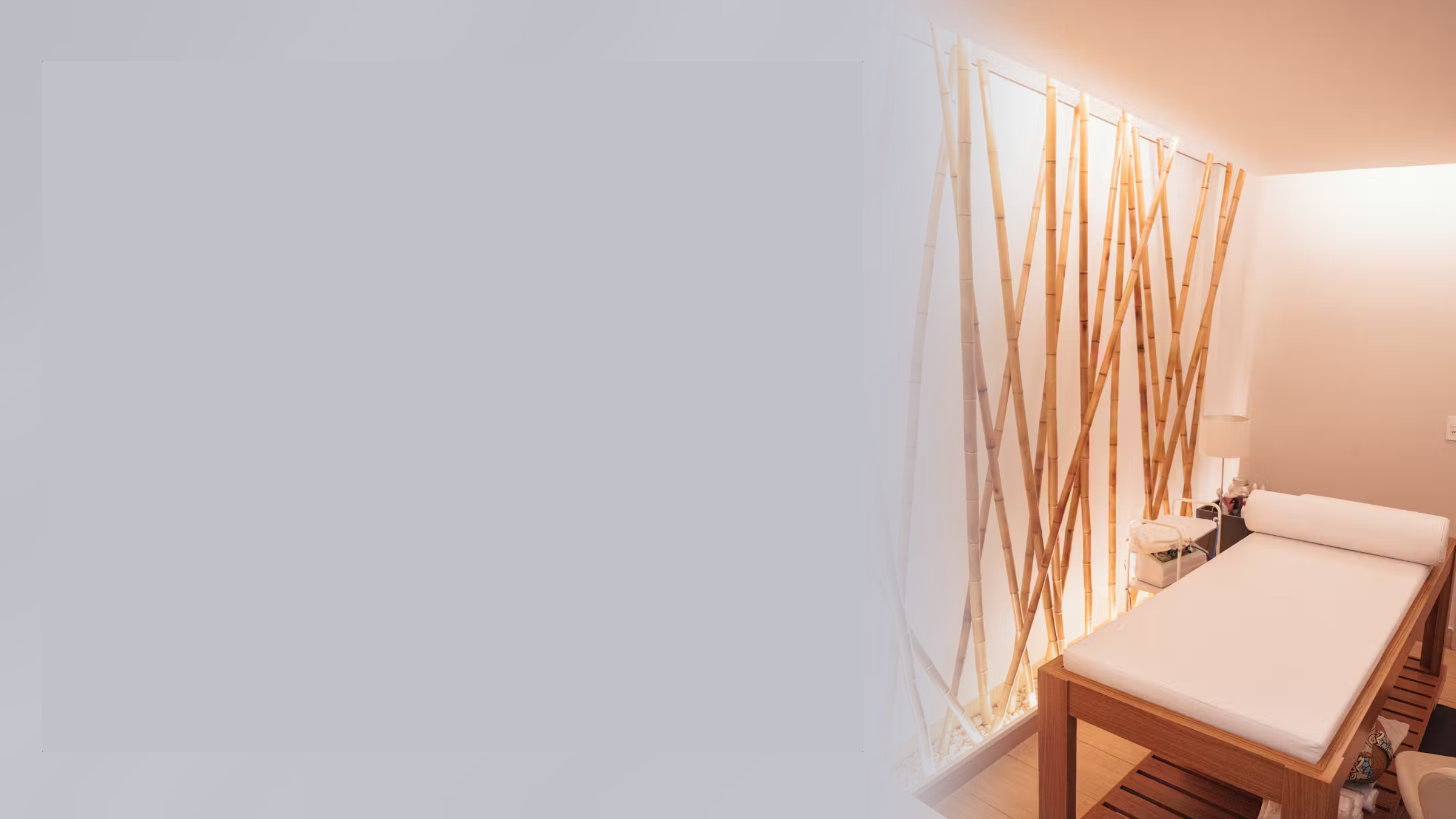 Massage therapy room